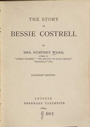 The story of Bessie Costrell