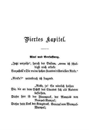 Viertes Kapitel. Adel und Verfassung
