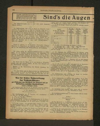 Aus der dritten Notverordnung des Reichspräsidenten