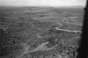 Luftaufnahme : Luftaufnahme der Landschaft um Dodoma.