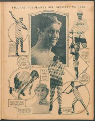 Figuras populares del deporte en 1923 [Fotografías]