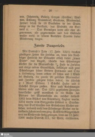 Zweite Bauperiode