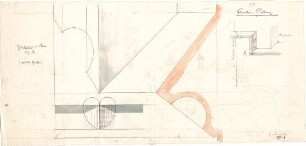 Leimbach, Karl; Palling; Pfarrkirche - Gurtgesims - Profil (Schnitt); Chorfenster (Detail)