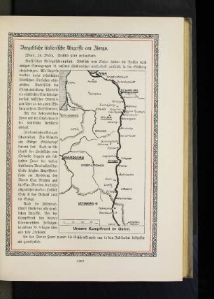 Vergebliche italienische Angriffe am Isonzo.