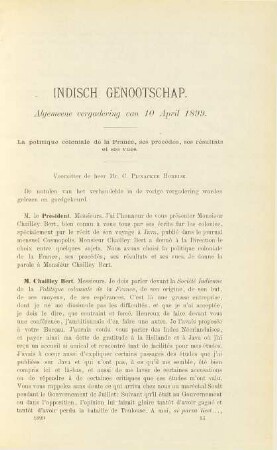 Algemeene vergadering van 10 April 1899