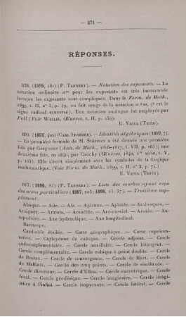 Réponses.