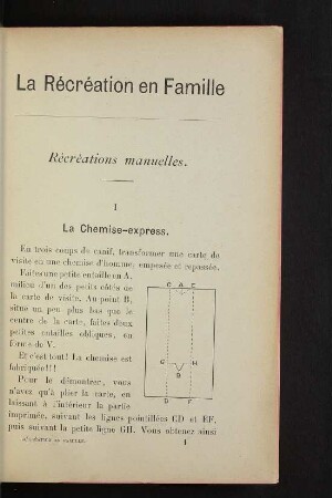 La Recréation en Famille