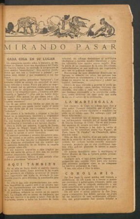 Mirando pasar