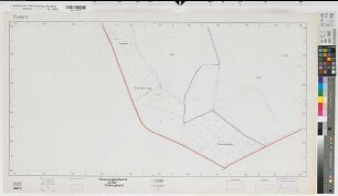 Ostbevern, Westbevern, Milte (Ostbevern, Telgte, Warendorf), Flurbereinigung Bevertal, Zuteilungskarte 2465, Milte Flur 27-28