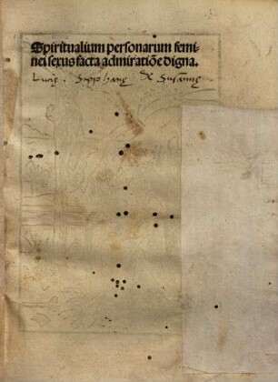 Spiritualium personarum feminei sexus facta admiratio[n]e digna