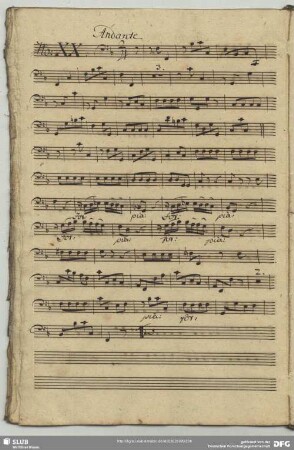 20. Anonymus, Andante, F-Dur