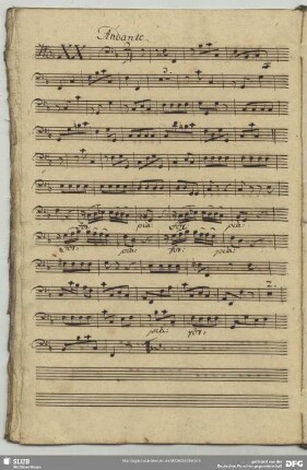 20. Anonymus, Andante, F-Dur
