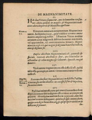 De Magnanimitate.