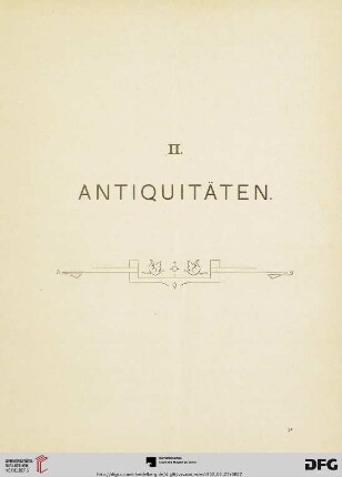 II. Antiquitäten (Nr. 216-447)