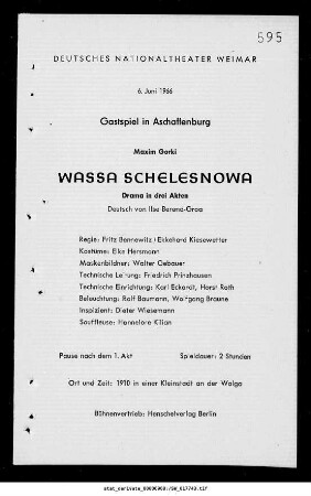 Wassa Schelesnowa