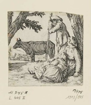 Pastorale, Blatt 3 der Folge "Varie Figure"