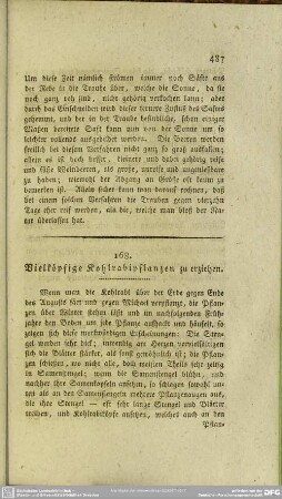 168. Vielköpfige Kohlrabipflanzen zu erziehen