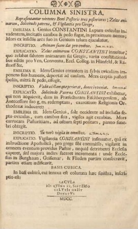 Columna sinistra.