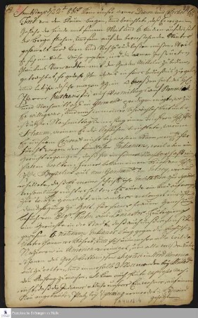 Tagebuch von Heinrich Melchior Mühlenberg.