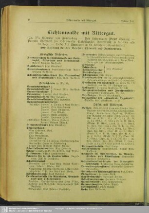 Lichtenwalde mir Rittergut