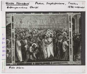 Giusto Menabuoi: Padua, Baptisterium, Gefangennahme Christi