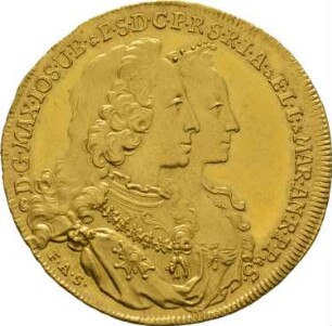 Medaille, 5 Dukaten, 1747