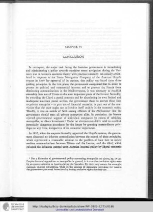 Chapter VI. Conclusion