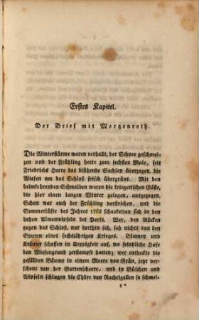 Cabanis : Roman in sechs Büchern, 6. Der Friede