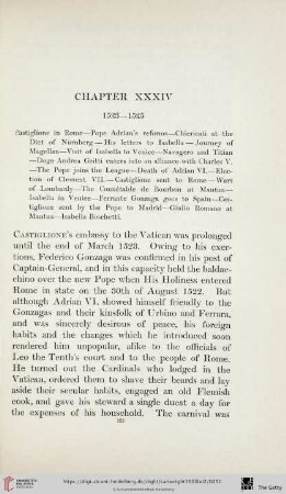 Chapter XXXIV: 1523-1525