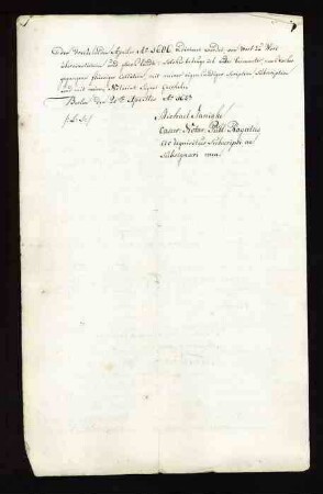 Beglaubigung der Abschrift