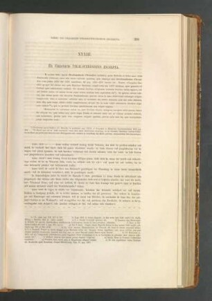 XXXIII. Ex Chronicis Stralsundensibus Excerpta.