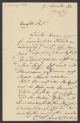 Brief an Antonie Haller : o.D.