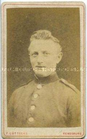 Porträt eines Soldaten, Carte de Visite