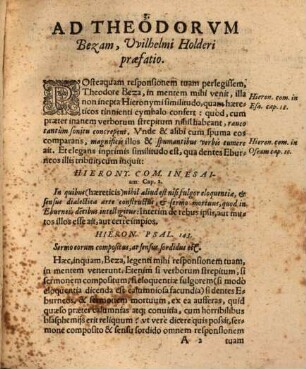 Caluinianus candor : Hoc est, de eximia pietate, fide, doctrina et modestia Th. Bezae, Genevensis Theologi ... altera admonitio