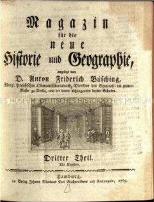 Zeitschrift für neue Geschichte und Geographie