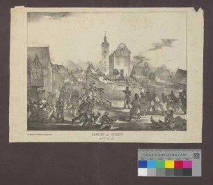 "Gefecht in Ubstatt am 24ten Juni 1849."