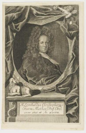 Bildnis des Leonhardus Christophorus Sturm