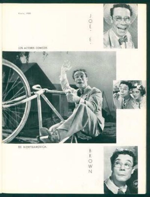 Los actores cómicos de Norteamerica - Joe E. Brown