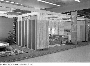 Ausstellungskojen mit Schlafzimmermöbeln