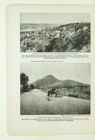 Das Plateau der Côte d'or, der westliche Höhensaum von Burgund