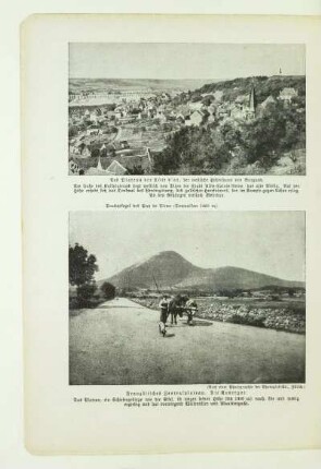 Das Plateau der Côte d'or, der westliche Höhensaum von Burgund