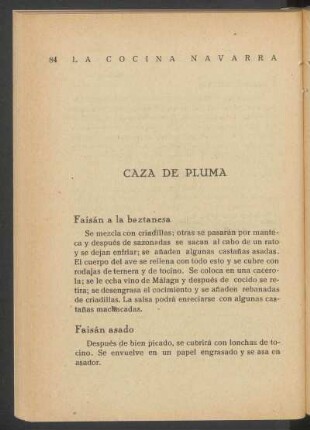 Caza de pluma