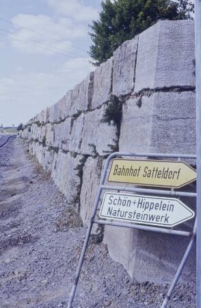 Stützwand, Crailsheim bei Satteldorf