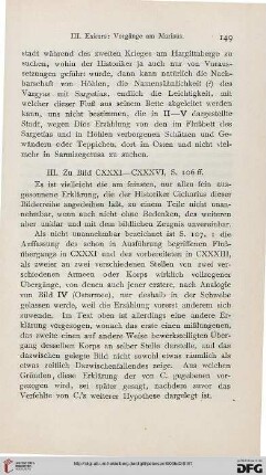 III: Zu Bild CXXXI-CXXXVI, S. 106 ff.