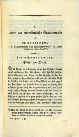 Beiträge zur Geschichte, Statistik, Naturkunde und Kunst von Tirol und Vorarlberg. 8, 8. 1834