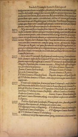 Pandectae Trivmphales, siue, Pomparvm, Et Festorvm Ac Solennivm Apparatvvm ... quot hactenus vbiq[ue] gentium re bello bene gesta ... edita concelebraque sunt, Tomi Dvo : Qvorvm Prior De Trivmphis ... heroum ... tractat: Posterior ... Hastilvdiorvm Per Germaniam tradit initia ... Opvs ... collectum, ... a Francisco Modio I.C. Brvgensi ..., 2