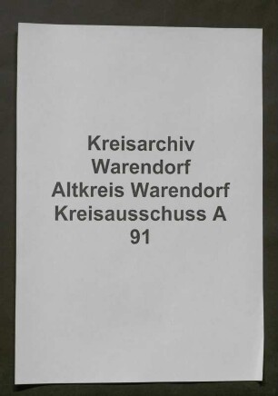 Unterhaltungskostenanschläge der Kreischausseen, Spez.