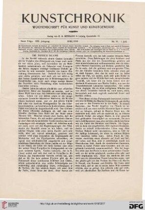 Heft 31 (1. Juli 1910)