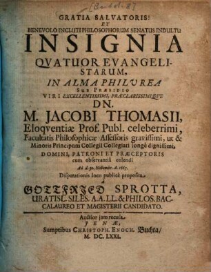 Insignia quatuor Evangelistarum