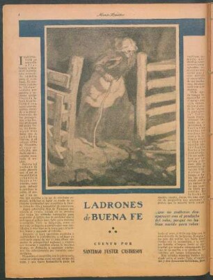 Ladrones de buena fe : Cuento por Santiago Fuster Castresoy